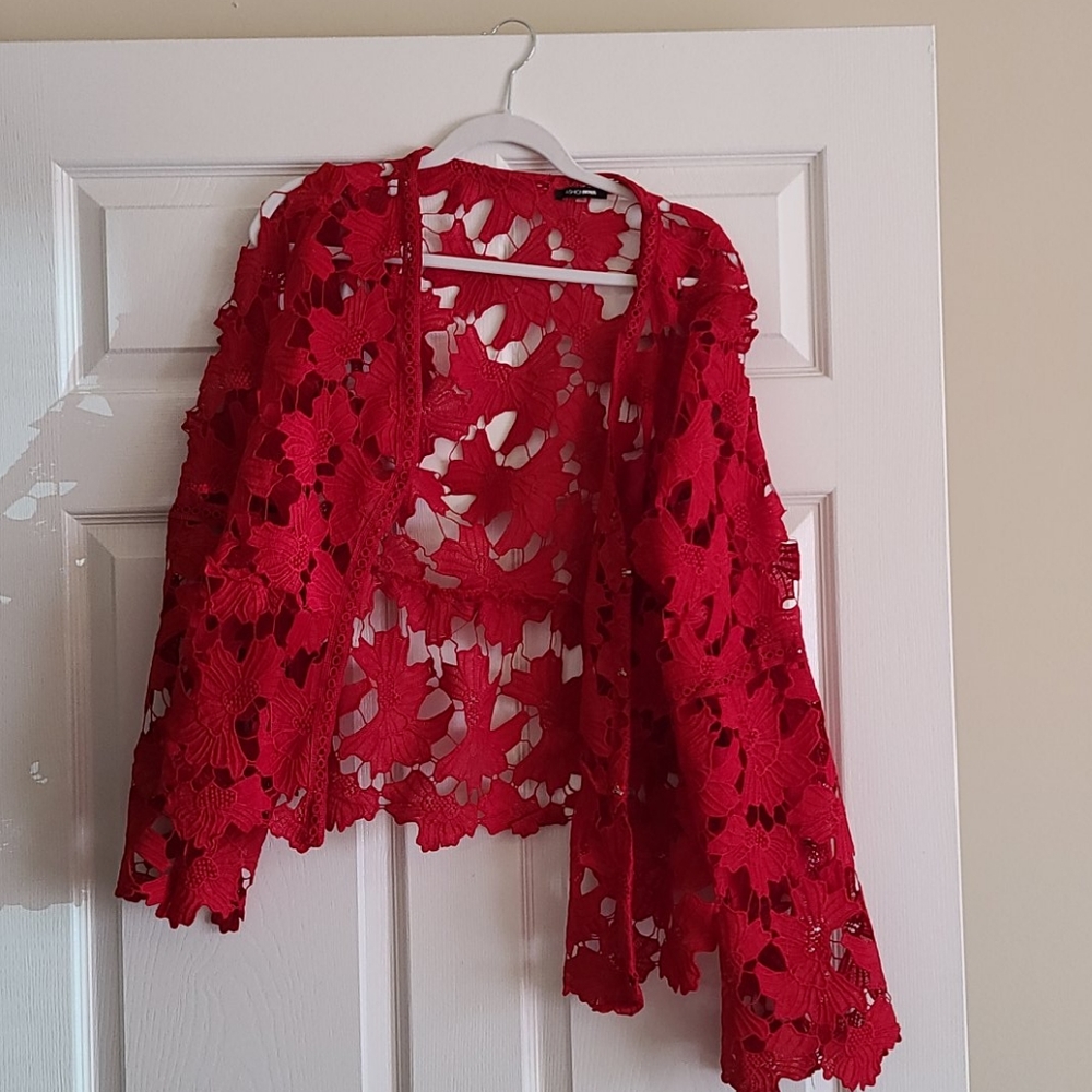 Floral coverup